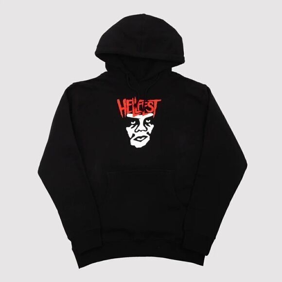 Obey X Hellfest Hoodie Black Unisex - Picture 2 of 7